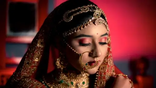 Red Bridal Makeup Artist in Patna